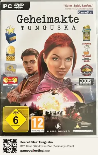 Secret Files: Tunguska Computer, Germany box front