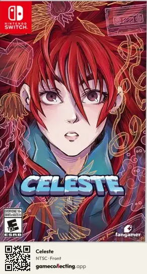 Celeste Nintendo Switch, NTSC box front