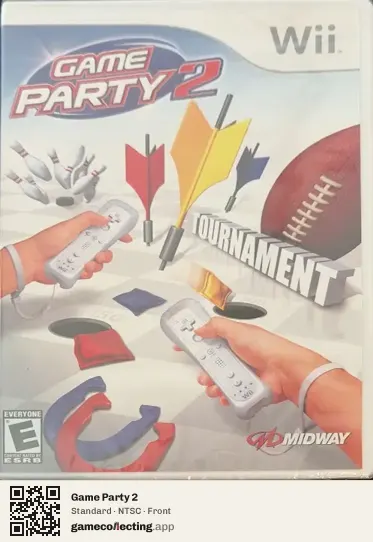 Game Party 2 Nintendo Wii, NTSC box front