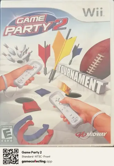 Game Party 2 Nintendo Wii, NTSC box front