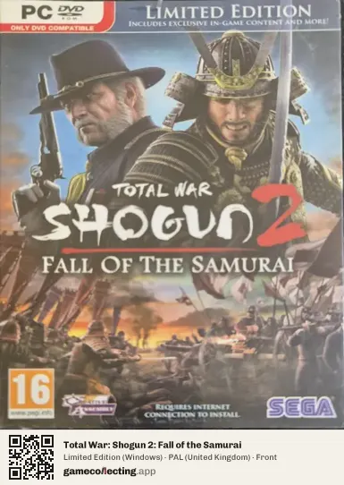 Total War: Shogun 2: Fall of the Samurai Computer, United Kingdom box front
