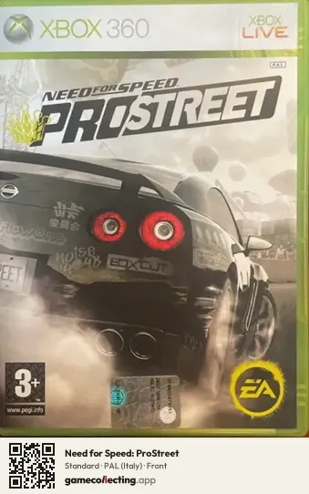 Need for Speed: ProStreet Xbox 360, Italy box front