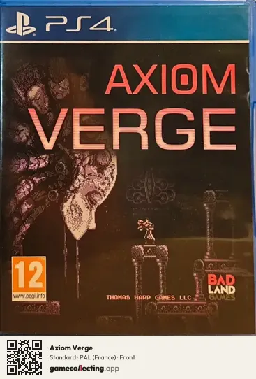 Axiom Verge PlayStation 4, France box front