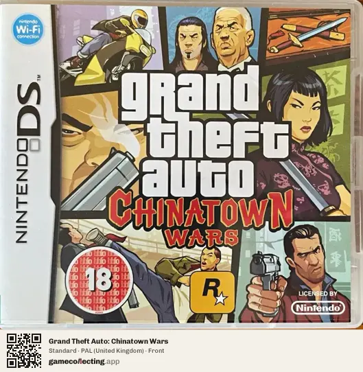 Grand Theft Auto: Chinatown Wars Nintendo DS, United Kingdom box front