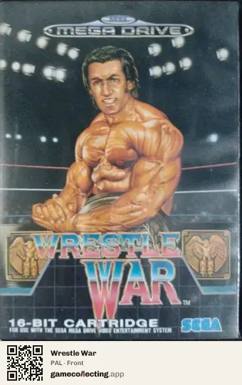 Wrestle War Sega Mega Drive / Genesis, PAL box front