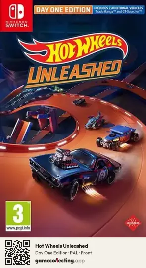 Hot Wheels Unleashed Nintendo Switch, PAL box front
