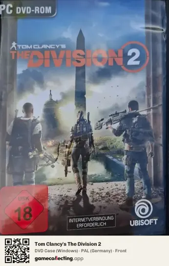 Tom Clancy's The Division 2 Computer, Germany box front