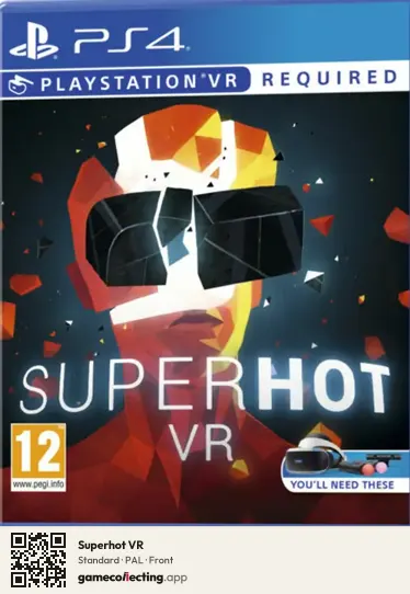 Superhot VR PlayStation 4, PAL box front
