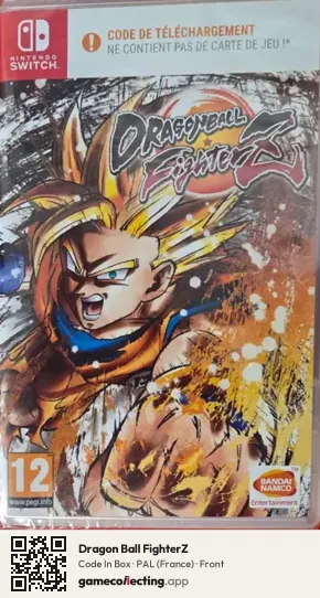Dragon Ball FighterZ Nintendo Switch, France box front