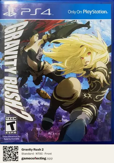 Gravity Rush 2 PlayStation 4, NTSC box front
