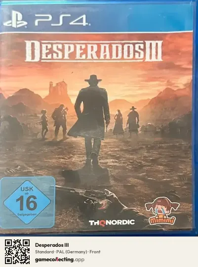 Desperados III PlayStation 4, Germany box front