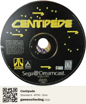 Centipede Sega Dreamcast, NTSC disc