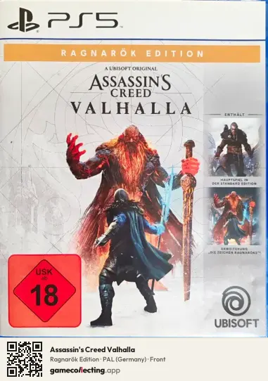 Assassin's Creed Valhalla PlayStation 5, Germany box front