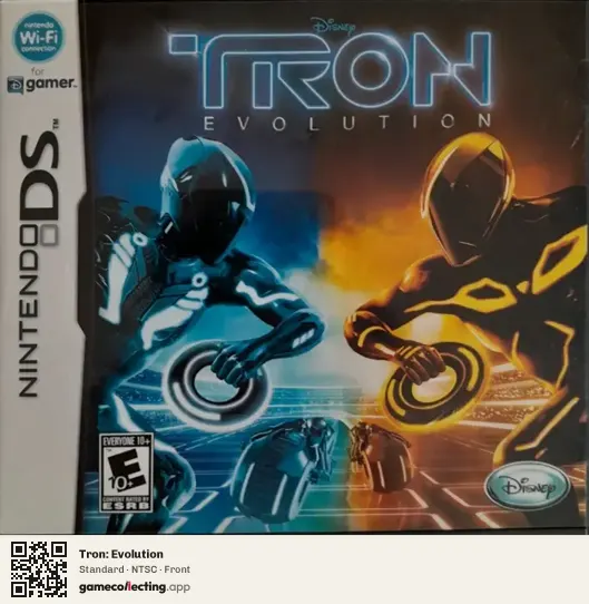 Tron: Evolution Nintendo DS, NTSC box front