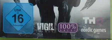 Darksiders II, the USK square on its front
