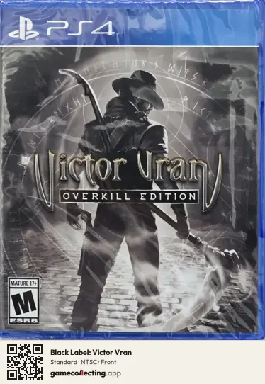 Black Label: Victor Vran PlayStation 4, NTSC box front