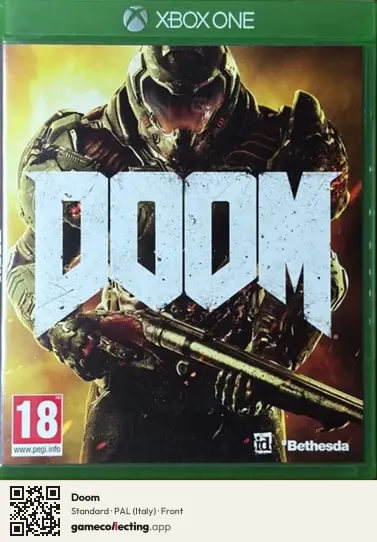 Doom Xbox One, Italy box front
