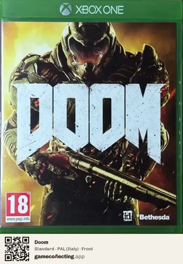 Doom Xbox One, Italy box front