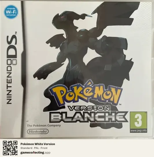 Pokémon White Version Nintendo DS, PAL box front