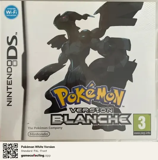 Pokémon White Version Nintendo DS, PAL box front
