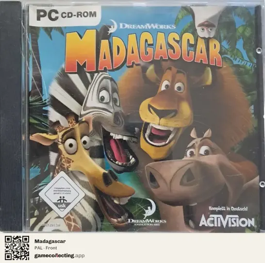 Madagascar Computer, PAL box front