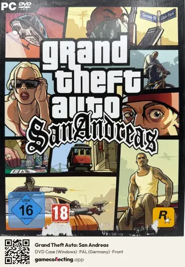 Grand Theft Auto: San Andreas Computer, Germany box front