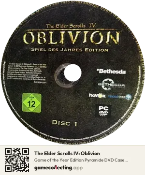 The Elder Scrolls IV: Oblivion Computer, PAL disc