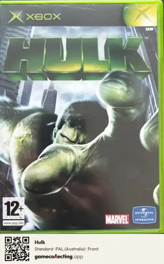 Hulk Xbox, Australia box front