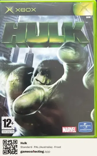 Hulk Xbox, Australia box front