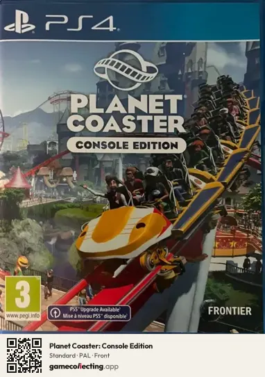 Planet Coaster: Console Edition PlayStation 4, PAL box front