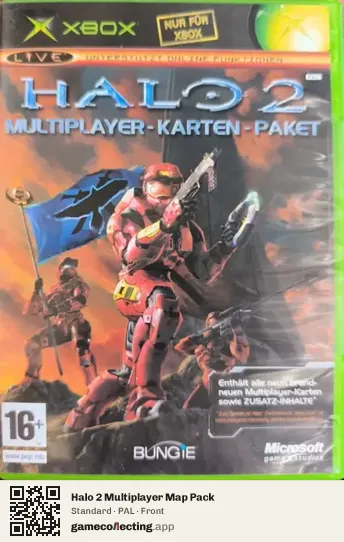 Halo 2 Multiplayer Map Pack Xbox, PAL box front