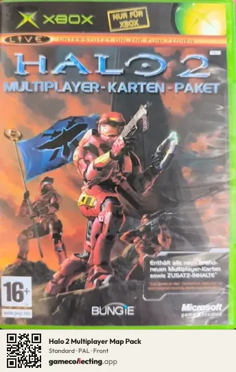 Halo 2 Multiplayer Map Pack Xbox, PAL box front