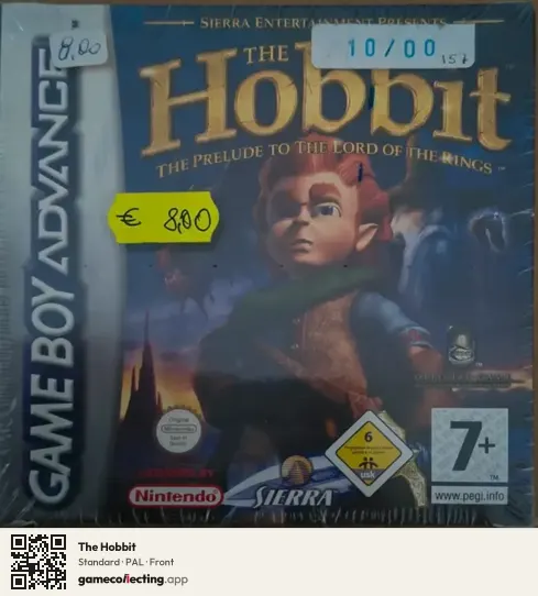 The Hobbit Game Boy Advance, PAL box front