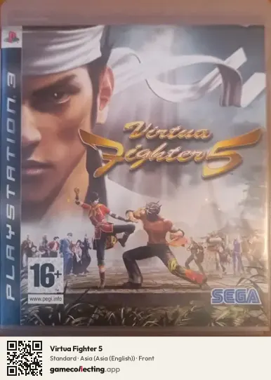 Virtua Fighter 5 PlayStation 3, Asia (English) box front