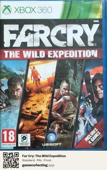 Far Cry: The Wild Expedition Xbox 360, PAL box front