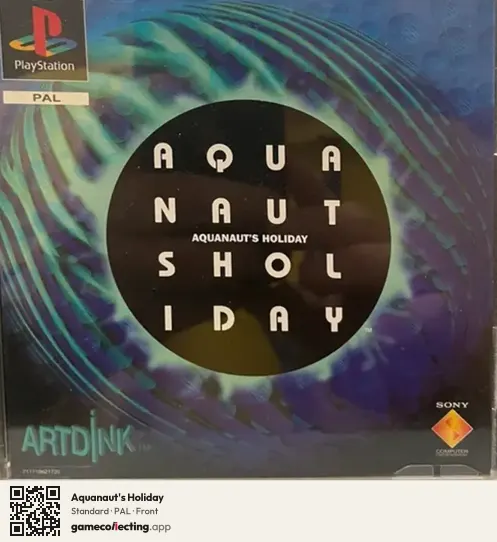 Aquanaut's Holiday PlayStation, PAL box front