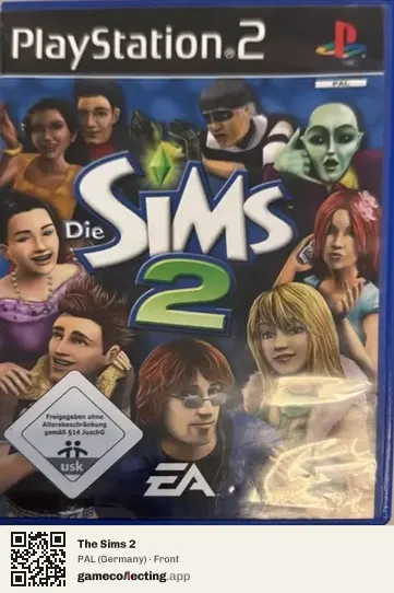 The Sims 2 PlayStation 2, Germany box front