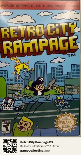 Retro City Rampage DX Nintendo Switch, NTSC box front