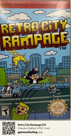 Retro City Rampage DX Nintendo Switch, NTSC box front
