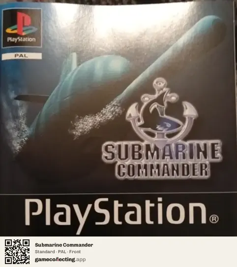 Submarine Commander PlayStation, PAL box front