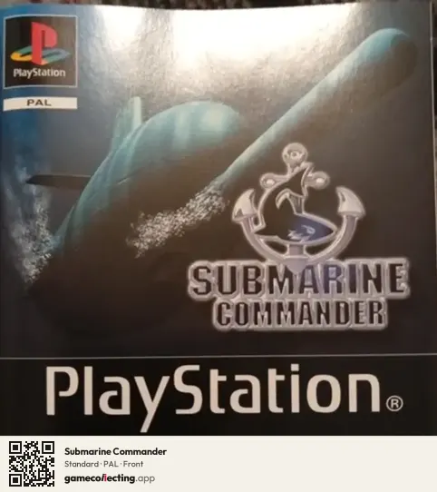 Submarine Commander PlayStation, PAL box front