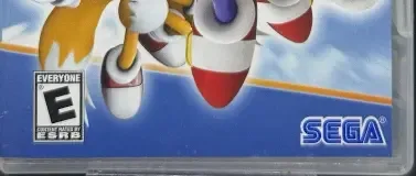 Sonic Rivals 2, the ESRB box on its front