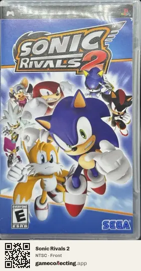 Sonic Rivals 2 PlayStation Portable, NTSC box front