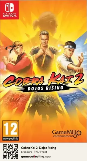 Cobra Kai 2: Dojos Rising Nintendo Switch, PAL box front