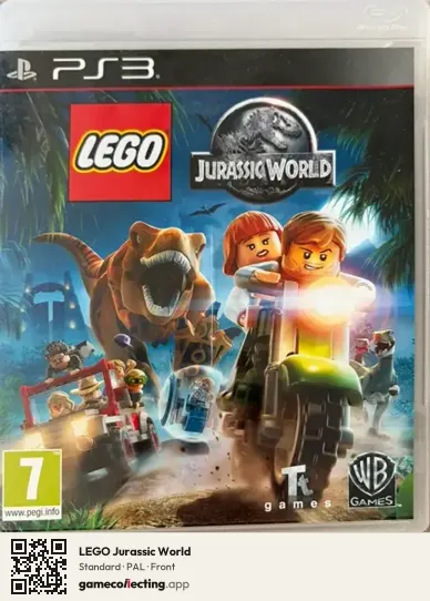 LEGO Jurassic World PlayStation 3, PAL box front