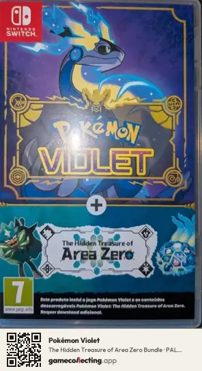 Pokémon Violet Nintendo Switch, PAL box front