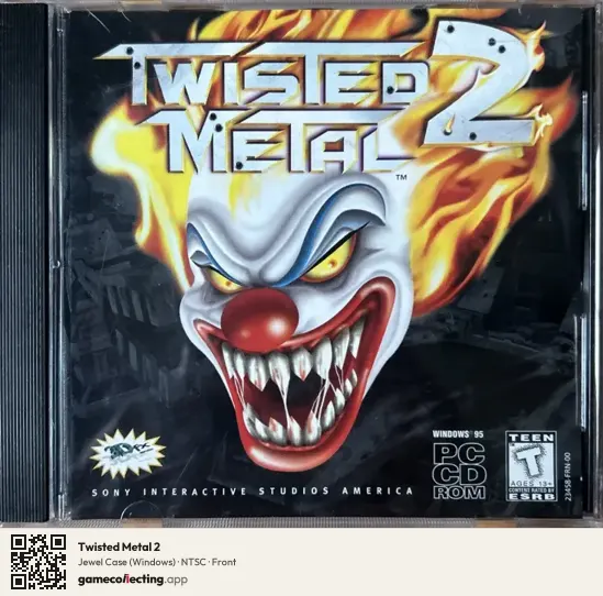 Twisted Metal 2 Computer, NTSC box front