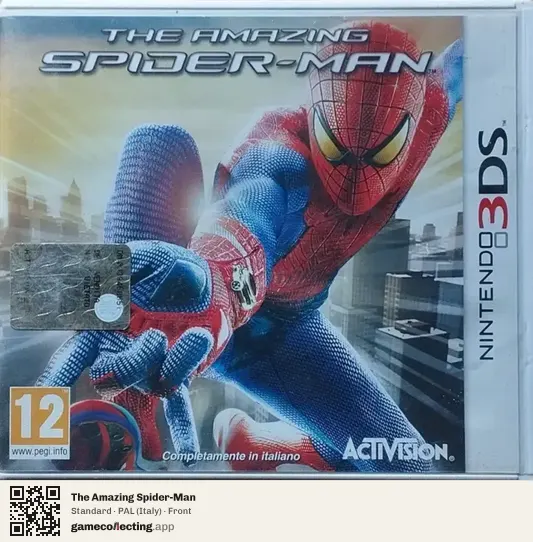 The Amazing Spider-Man Nintendo 3DS, Italy box front