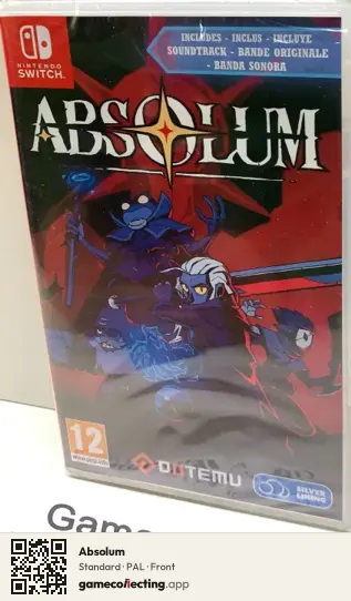 Absolum Nintendo Switch, PAL box front