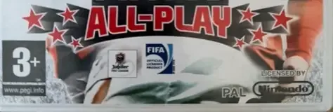 FIFA 09 All-Play, the PEGI square on its front